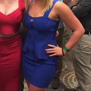 Blue Bandage dress